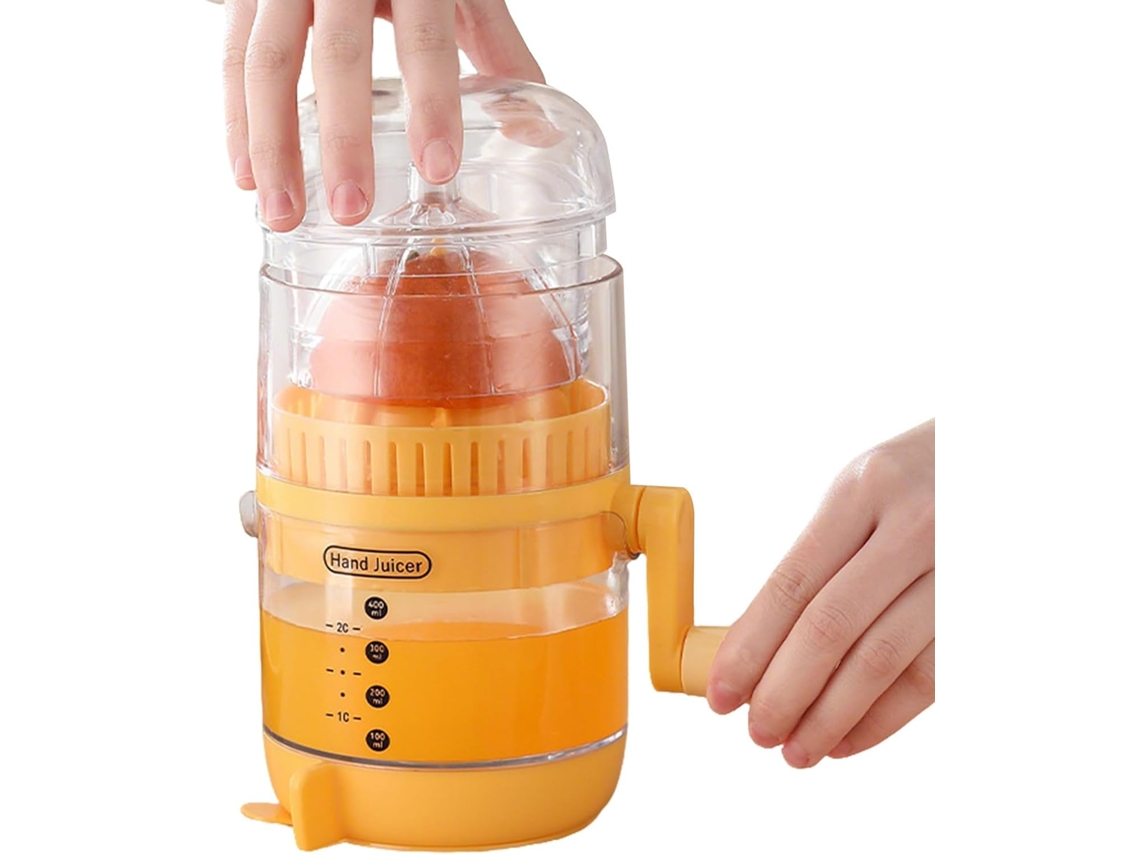 Exprimidor De Cítricos | Portátil Con Boquilla, Exprimidor Apto Para Uso Alimentario, Asa Y Extractor