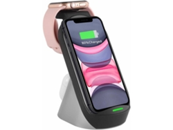 Estación de Carga Sem Rápido Qi para iPhone 11/12 YIZHOOD Negro
