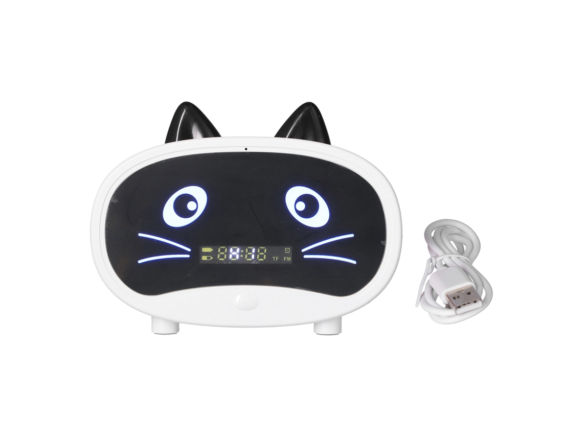Reloj Despertador Con Altavoz Bluetooth, Doble Alarma, Reloj De Mesa Para Niños Para Dormir