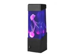 Lâmpada De Medusa Simulada Led Com Mudança De 7 Cores Luz Noturna Usb Bateria Ambiente Relaxante