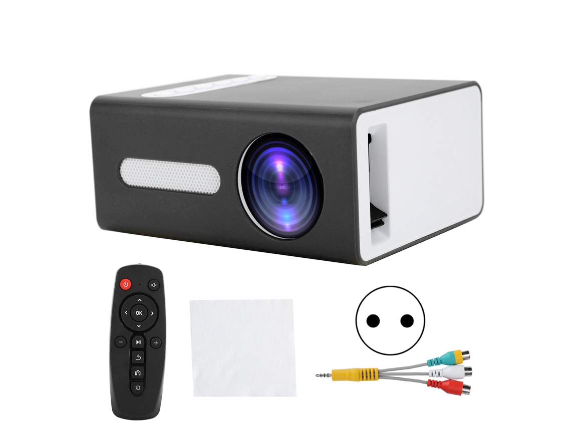 Proyector Portátil Led Mini Para Av Doméstico Con Control Remoto Transnacional