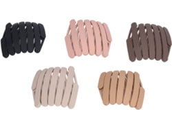 Faixa De Cabelo Moderna Com Bolso: Faixa De Cabelo Dobrável Com Dentes, Retrátil Para Meninas