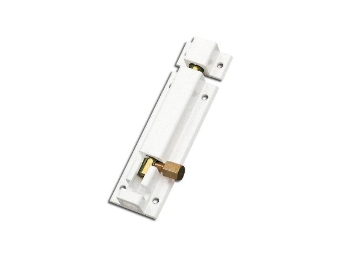 Cerradura de pestillo AMIG 500 - Aluminio - Lacado en blanco - 150 mm