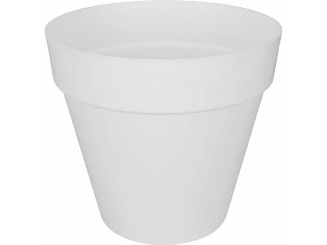 Maceta Loft Urban Redonda Blanco 30 cm