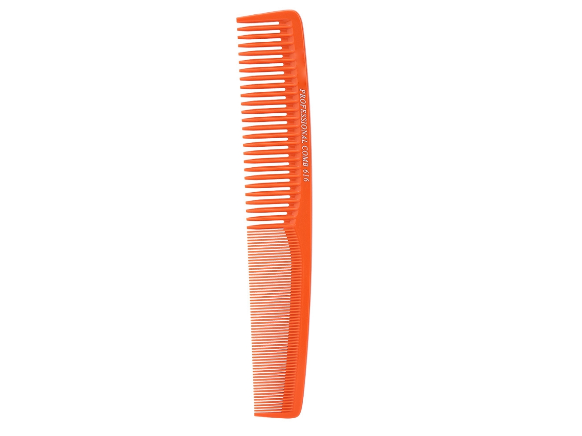 Peine De Pelo Con Dientes Anchos Para Peinado Oil Slick, Recorte Y Estilismo (naranja)