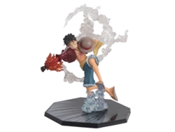 Figura De Acción De Luffy Con Puño De Fuego, Adorno De Anime, Modelo Decorativo Coleccionable De Pvc De 17 Cm.