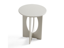 Mesa auxiliar redonda Podeldsvin 49x40 cm Taupe [EN.CASA]