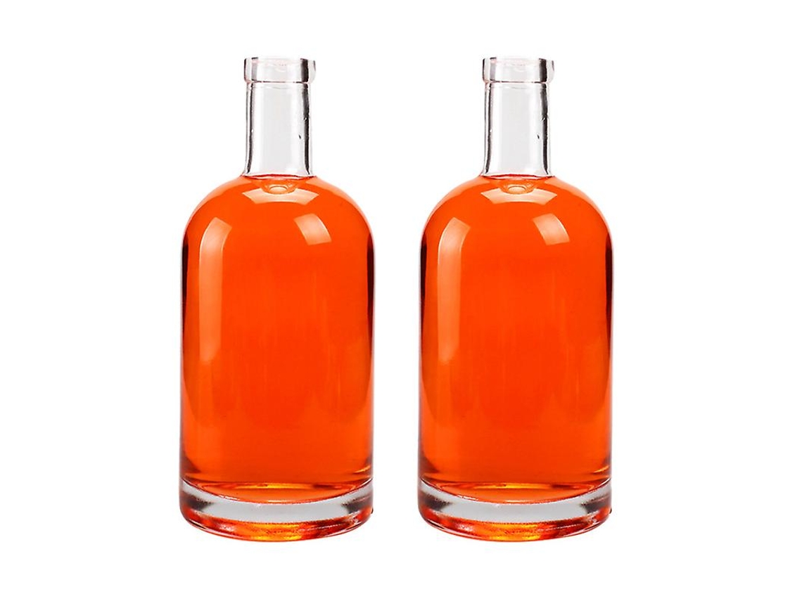 2 Piezas Botella De Vino De Vidrio