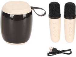 Micrófono Con Altavoz, Conjunto De Altavoces Estéreo Con Subwoofer Y Micrófono Con Doble Cordón.