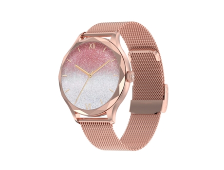 Reloj inteligente, Pantalla AMOLED de 1,3 pulgadas, más de 100 modos deportivos, Rosa VEANXIN