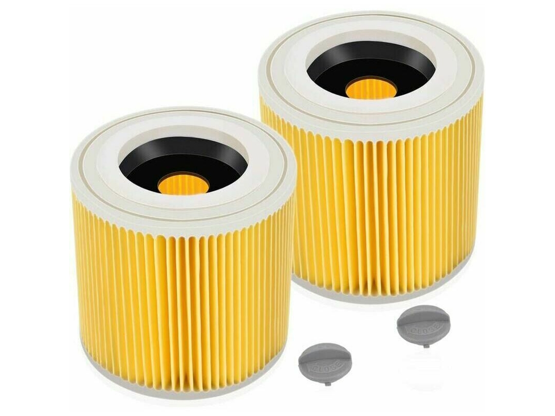 Pack De 2 Filtros De Cartucho Kärcher Wd3 Premium Wd2-wd3p Mv2-mv3, Recambio.