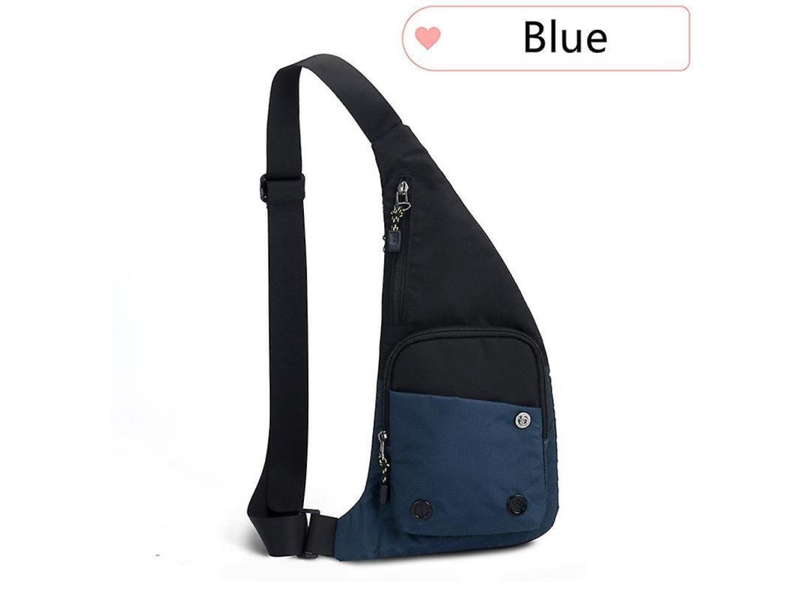 2026-bolsa Bandolera Hombre Impermeable Oxford Mochila Deportiva Viaje Senderismo Camping 42cm Azul