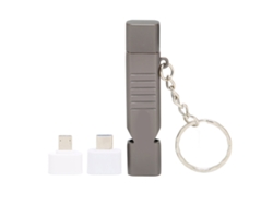 Memoria USB resistente al agua con señal acústica SOS y alta velocidad.