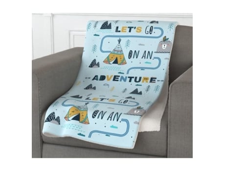 Manta Para Cama Sofá Y Sillón Sherpa Manta Polar Lisa De Tacto Suave Infantil Para Niños (155 X 125Cm) Piticampaña COSHANO