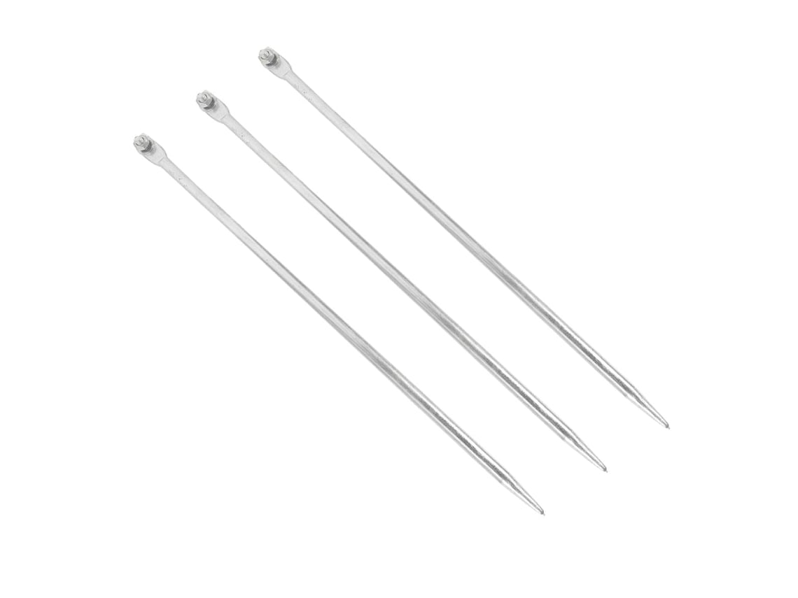 50 Varillas De Puesta A Tierra Portátiles Galvanizadas De 3 Cm En Hierro Macizo, Paquete De Piezas.