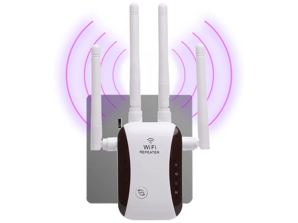 Extensor Wifi, Repetidor Wifi Com Porta Ethernet, Ponto De Acesso De Configuração Com 1 Toque, Cobre Até 3.000 Pés Quadrados, Amplificador D Yizhood