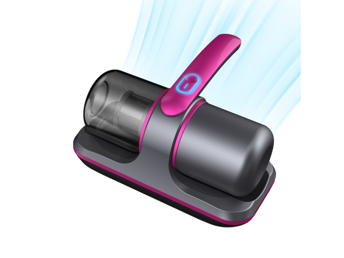 Aspirador De Polvo Office Dust Mite Aspirador De Polvo Uv Mite Removedor Inalámbrico Limpieza Para Sofá Colchón De Manta_gray Purple
