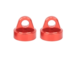 Tapa Superior Amortiguador Rc De Aleación De Aluminio Protector Para Tenacity Pro 1/10 2 Piezas Rojas