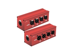Cable De Extensión Ethernet Cat5 Xlr De 4 Canales Y 3 Pines A Rj45