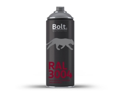Spray Bolt Premium Acrilico Brillante Ral 400 Ml (Ral 3004 Rojo Purpura)