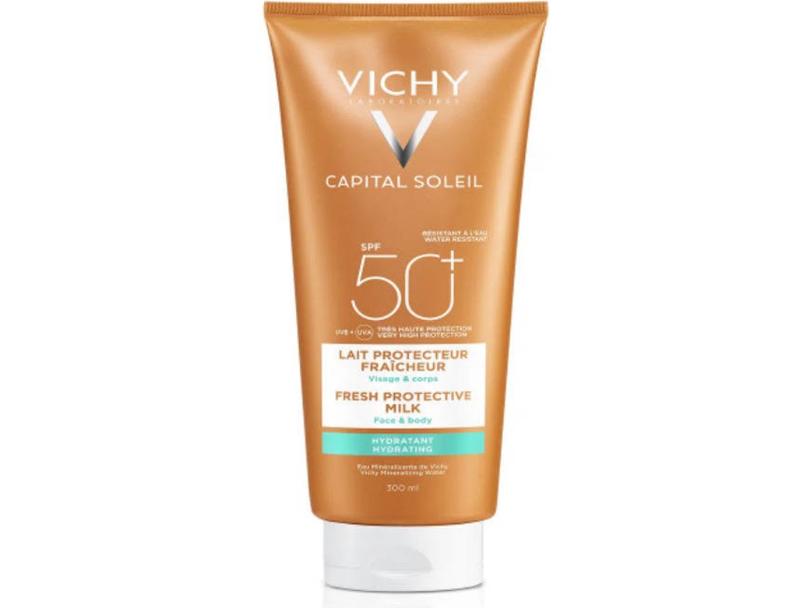 Protector Solar VICHY LABORATOIRES Capital Soleil Leche Hidratante SPF50+ (300 ml)