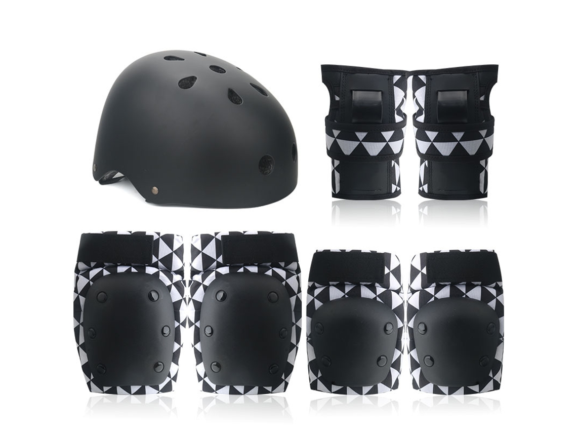 YUYSAN Juego de protectores para casco de esquí y bicicleta de equilibrio para adultos y niños (A-M 30-68 kg)