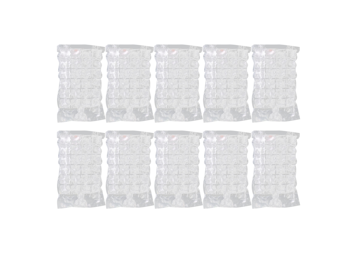 Bolsas Desechables De Pe Autosellantes A Prueba De Fugas Para Cubitos De Hielo Para Refrigerador - Paquete De 10 Unidades Para Verano