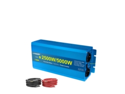 Inversor de onda sinusoidal pura, potencia máxima de 5000 W, pantalla LCD de 5000 W, Europa, DC12V, AC220V-240V