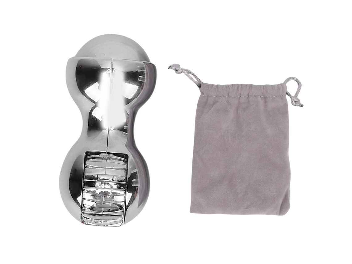 Juguete Antiestrés Portátil Giratorio Con Forma De Mano Y Dos Puntas, Fabricado En Aleación De Aluminio.