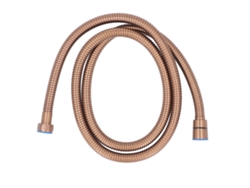 Manguera De Ducha Flexible De Acero Inoxidable De 1,5 M Con Control De Agua Caliente/fría, Color Dorado/rosa, Para Baño.