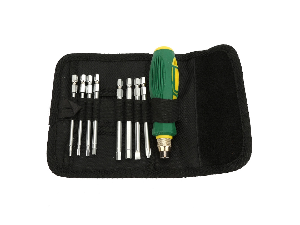 Juego De Puntas De Destornillador Cr-v 9 En 1 Para Reparaciones: Phillips Y Planas.