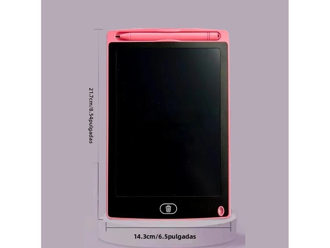 Tableta De Escritura Lcd Rosa De 8,5 Pulgadas, Tablero De Dibujo, Tablero De Dibujo Para Niños, Pizarra De Juguete Para Escribir