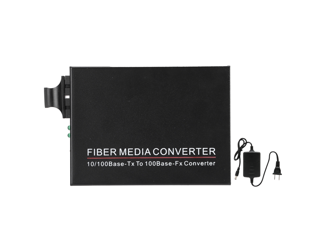 Transceptor De Fibra Óptica Tbcmc3302ed20 100m Monomodo Doble Fibra 20km Sc 1310nm