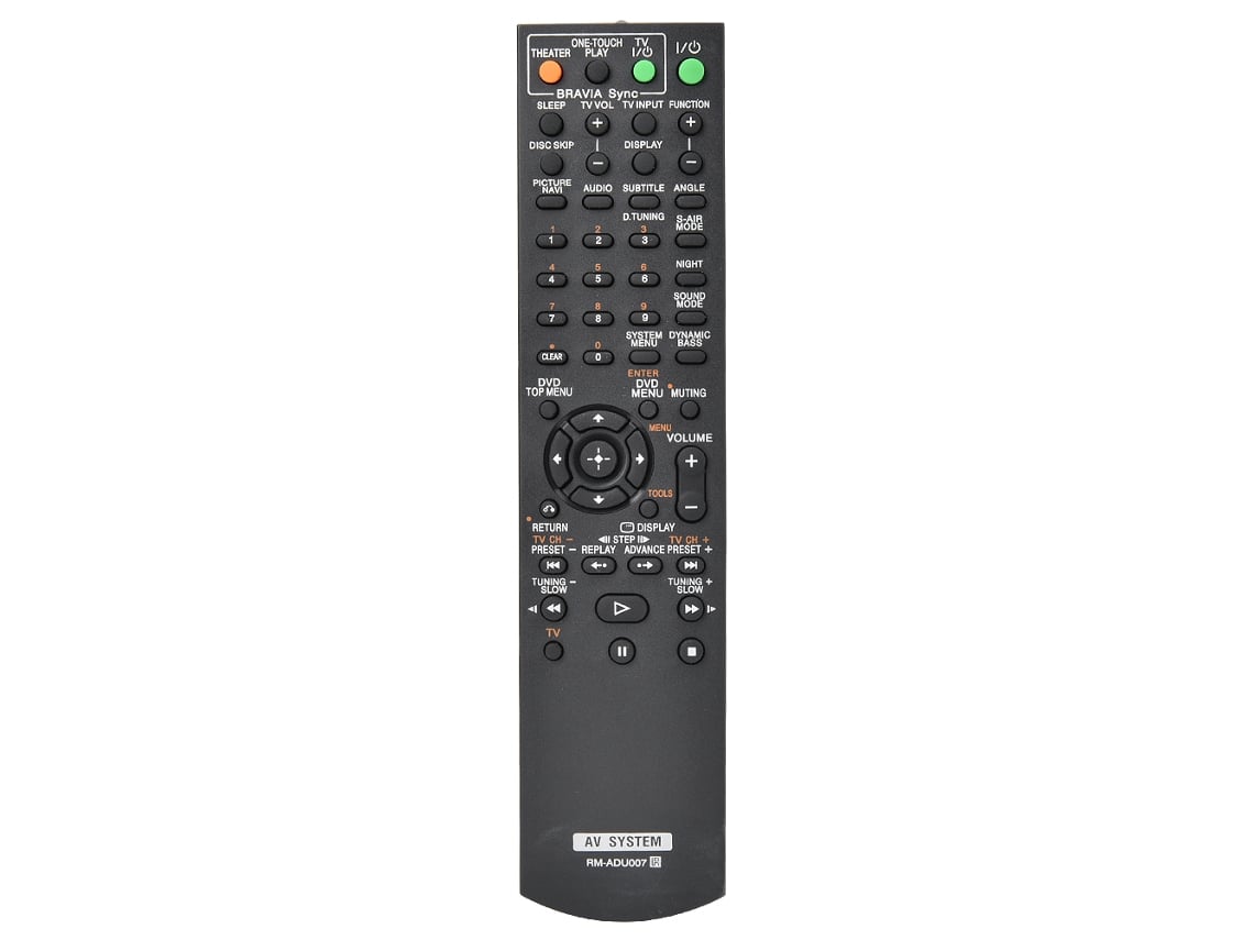 Controle Remoto Inteligente Sem Fio Rm-adu007 Para Sistema De Áudio Av Sony