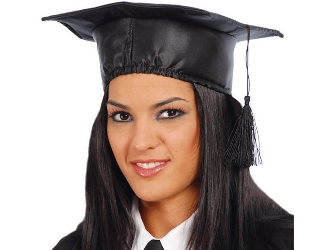 Sombrero DISFRAZZES Graduado O Licenciado De Tela (Talla: Talla Universal)