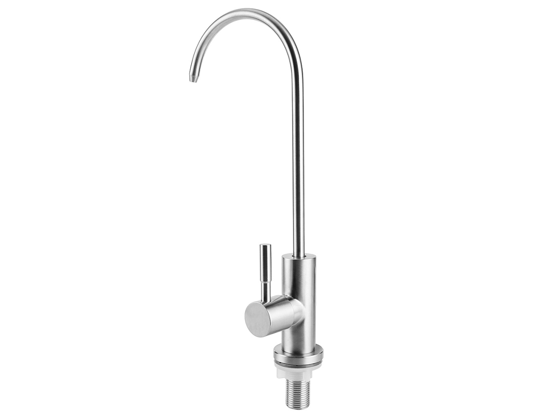 Grifo de cocina (filtración por ósmosis inversa, acero inoxidable 304)