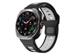 Correa de silicona para Samsung Galaxy Watch Ultra con rayas horizontales y hebilla invertida (47 mm)