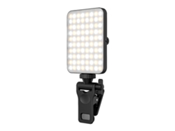 Lámpara de Selfie recargable y luz de Clip para teléfono para Iphone, brillo ajustable, luz Led para Selfie, maquillaje Tiktok Broadcast BISBISOUS