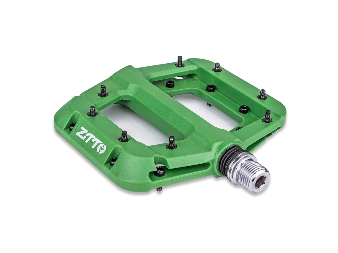 Pedales planos Ztto Mtb Ultralight con rodamientos Chester XC Race AM Mtb Bmx antideslizantes Big Foot Du, buje de nailon y plástico para Bicicletavayotoy