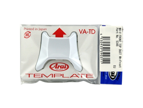 Ventilación central superior para cascos de moto ARAI Top Duct Frost