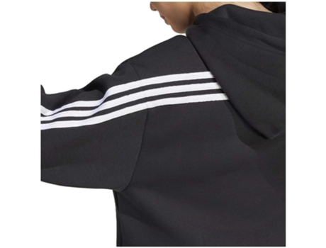 Sudadera de Mujer ADIDAS Capucha Future Icons Negro (M)