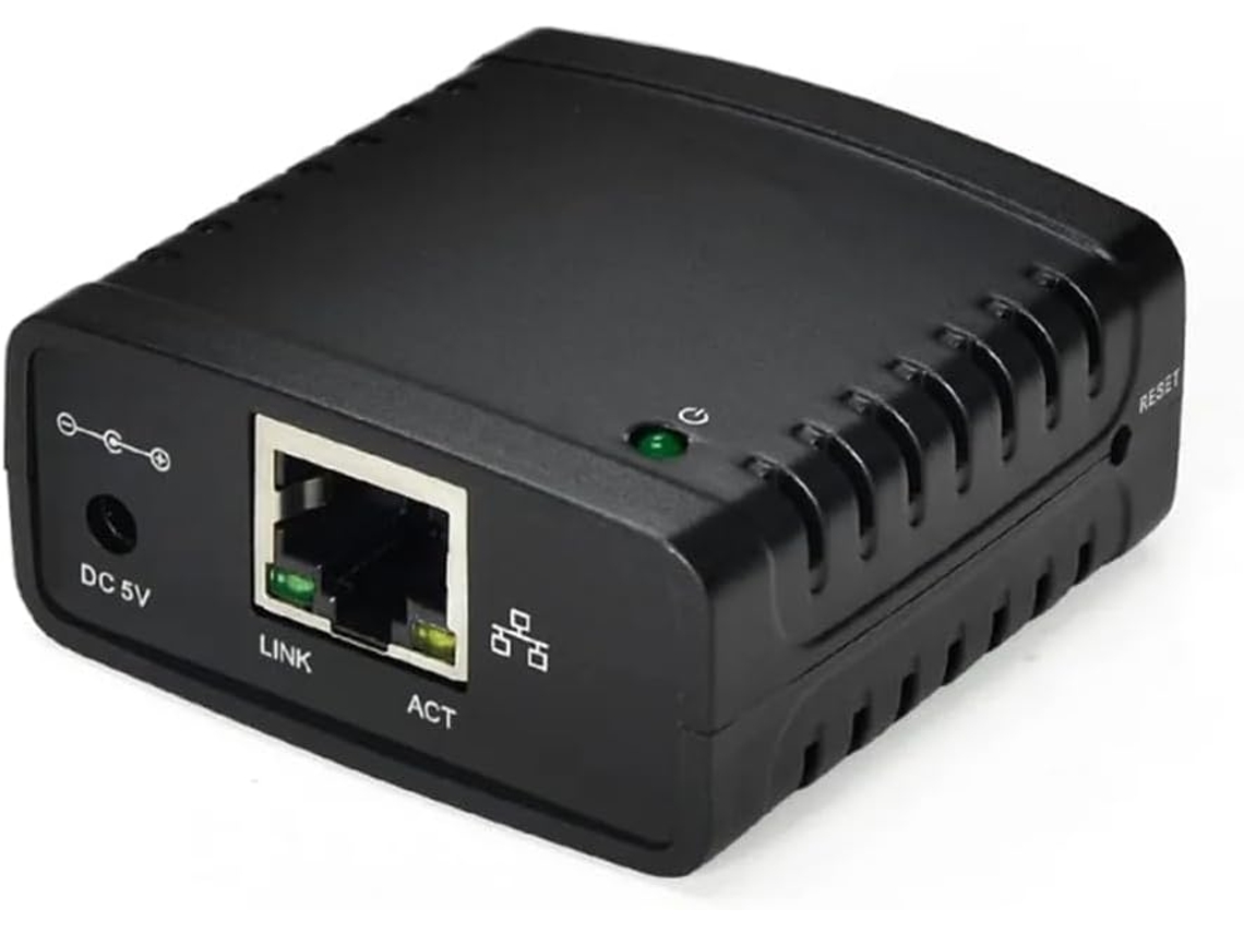 Concentrador de impresora de red Ethernet LAN USB 2.0 LRP Share A, 100 Mbps, enchufe europeo SFUSHOS