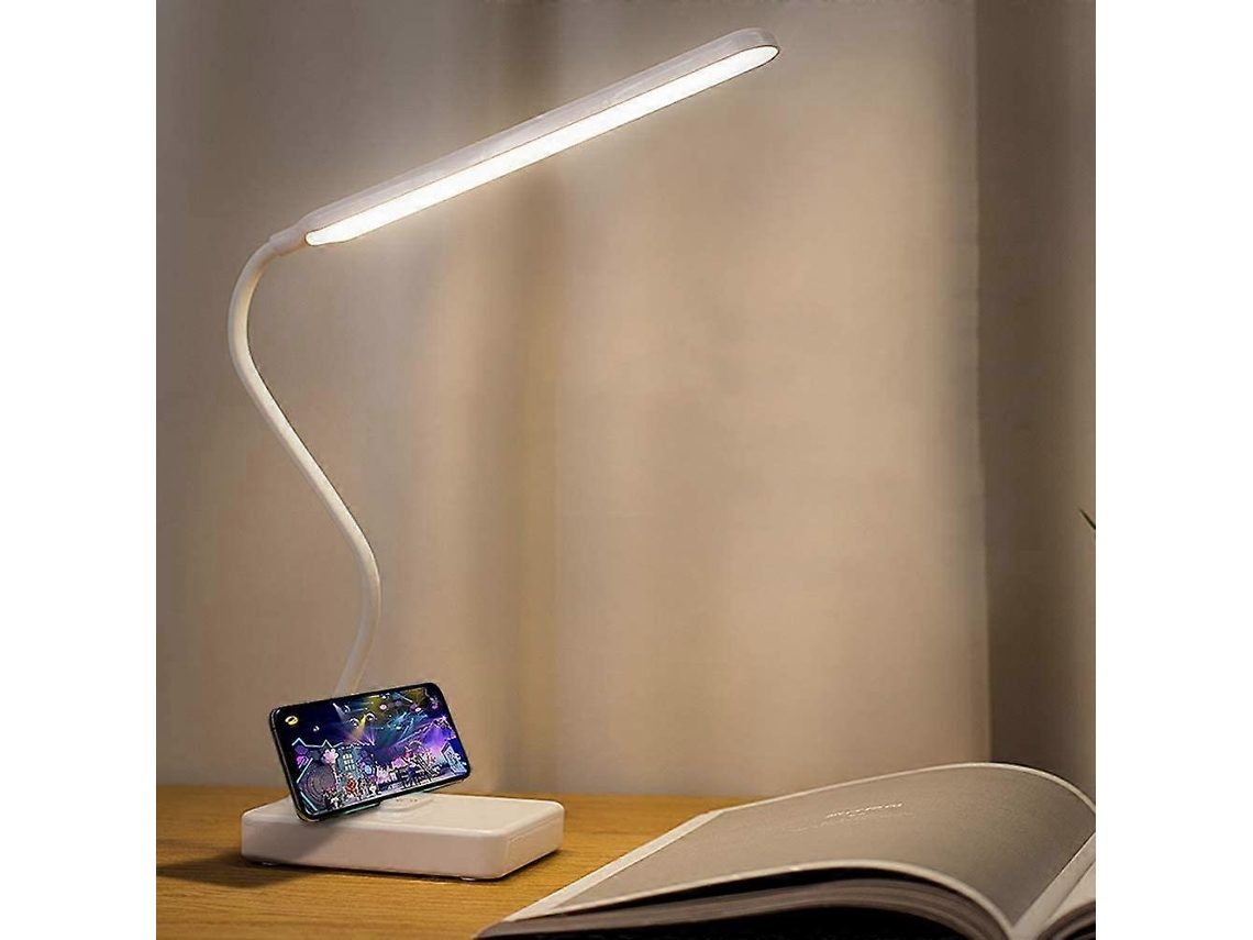 Omni-lámpara De Escritorio Led Inalámbrica Recargable Usb Con 3 Modos De Luz Y 6 Niveles De Brillo Para Lectura Y Estudio