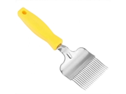 1 herramienta de apicultura de acero inoxidable: tenedor para cortar miel, cuchillo para cortar miel, panal convencional.