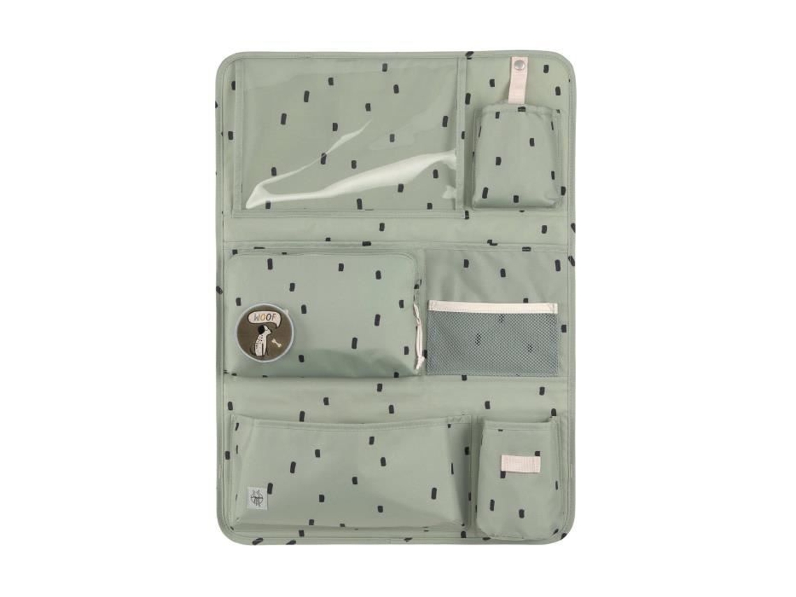 Organizador de coche para niños Lässig Happy Prints verde oliva claro Tu Lassig
