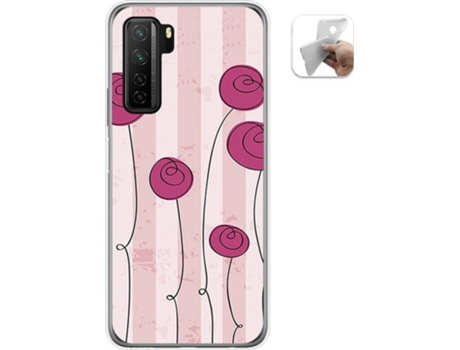 Carcasa Huawei P40 Lite 5G TUMUNDOSMARTPHONE Flores Vintage Multicolor