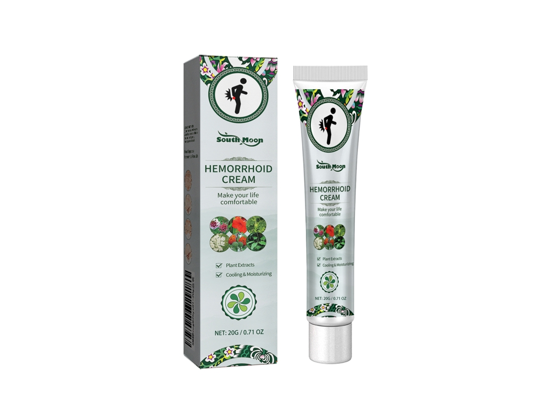 Crema para el cuidado perianal South Moon: Hidratación suave, mantenimiento confortable.