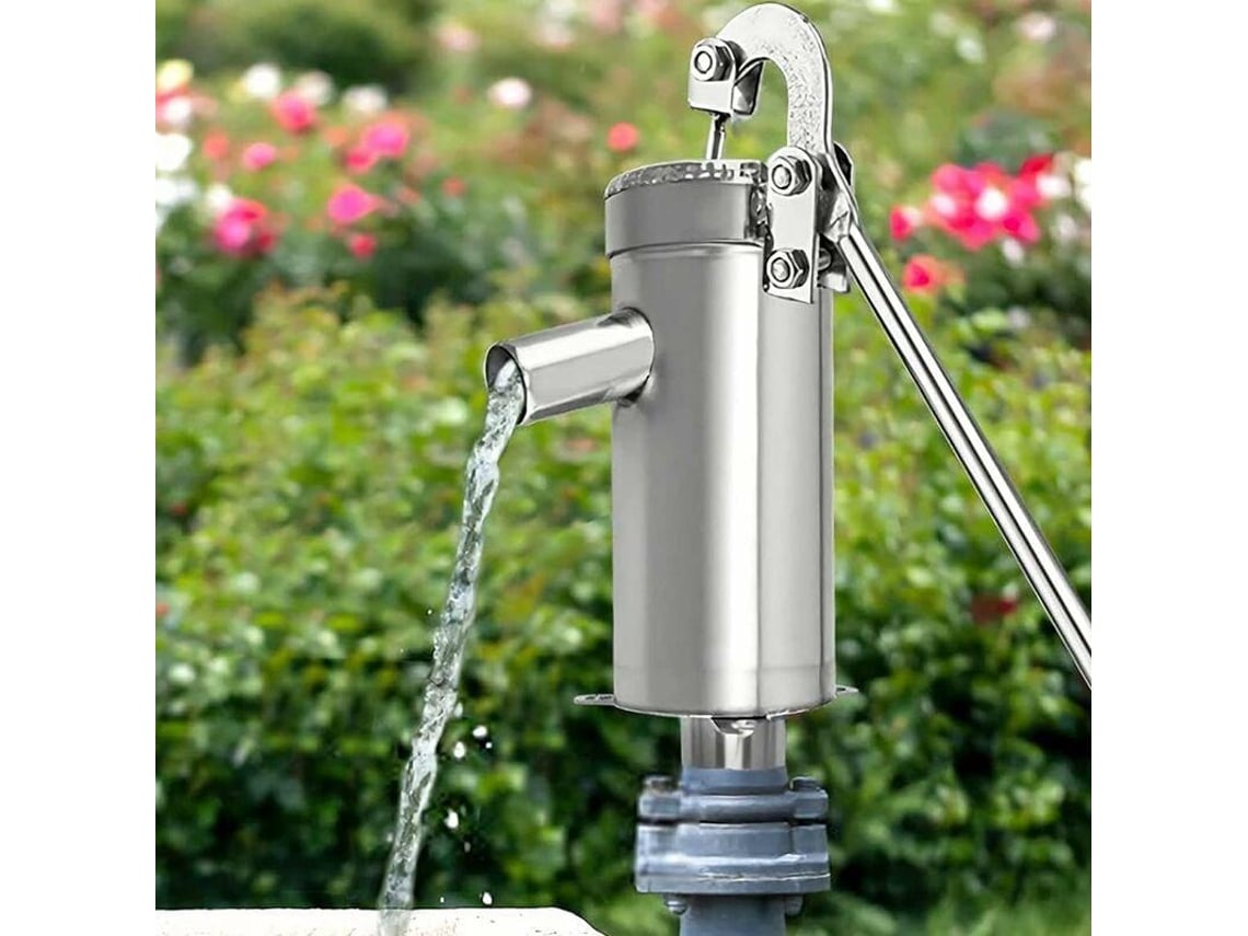Bomba de agua manual de acero inoxidable Bomba de agua manual Bomba de agua manual para aguas subterráneas hasta 10 m de profundidad Ehstmind
