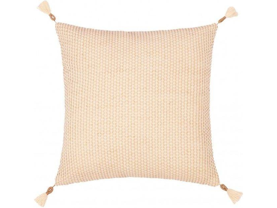 Almohada Decorativa MOVIFLOR POLY Beige (45 x 45cm con Relleno Incluido)