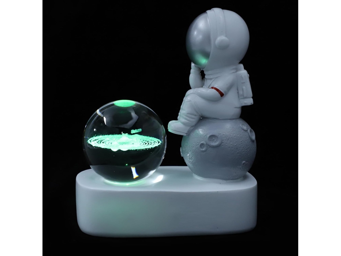 Bolas Cristal Astronauta Resina Vidrio Efecto Decorativa Regalo Creativo Cumpleaños Decoración Interiores